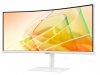 Monitor Samsung 34 cale LS34C650TAUXEN VA 3440x1440 UWQHD 21:9 1xHDMI 1xDP 2xTB 4.0(90W/15W) 3xUSB 3.0 LAN(RJ45) 5ms 100Hz HAS+PIV zakrzyw. gł. biały
